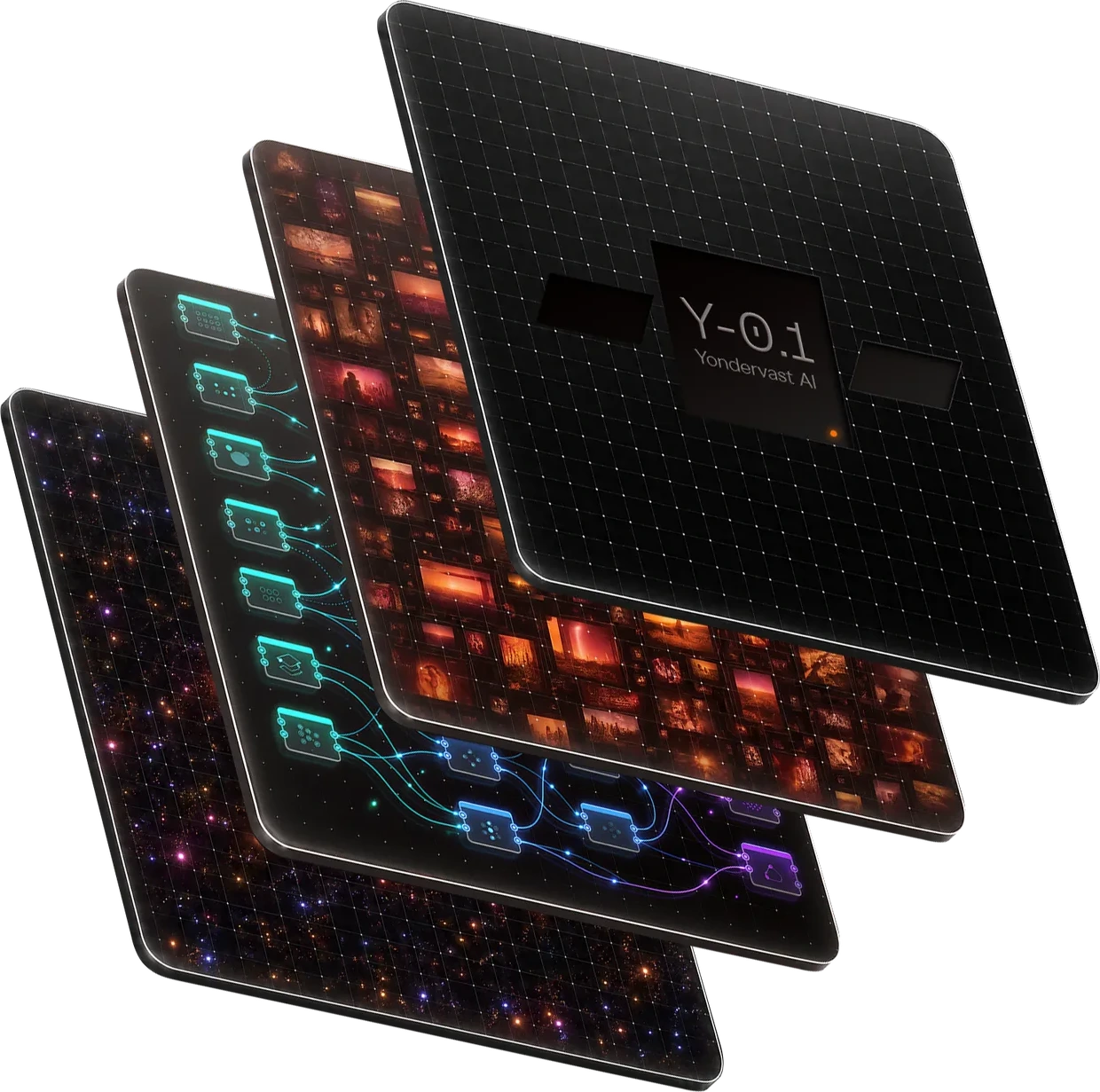 Yondervast project memory — brief, strategy, script, image, motion and delivery connected inside one project