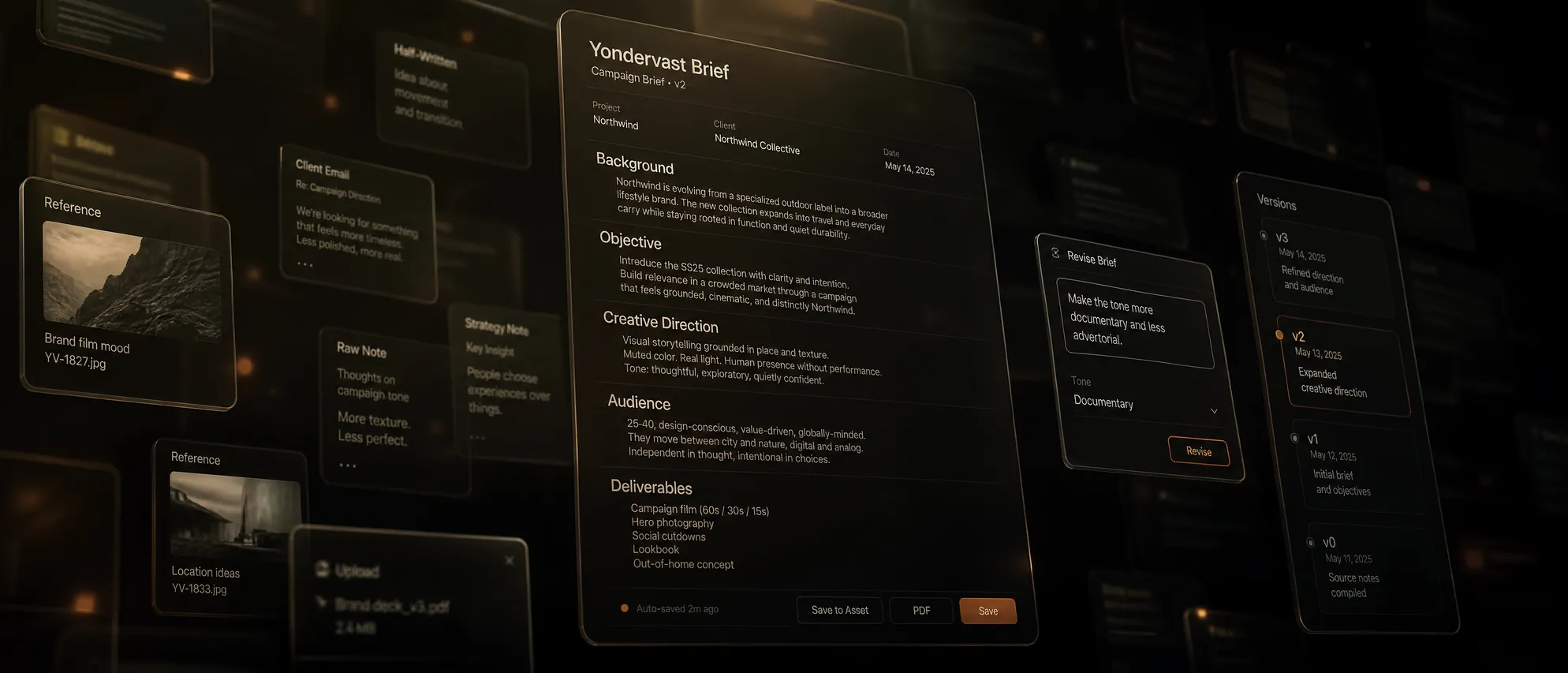 Yondervast Brief surface